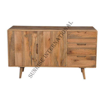 buy solid sheesham wood wooden sideboard cabinet crockery unit online with best designs in India at cheap price - www.thetimberguy.com