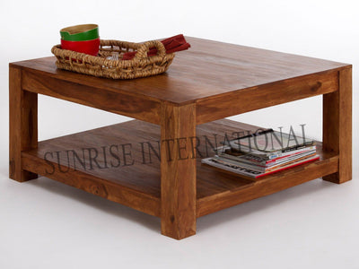 solid wood coffee table online