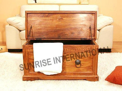 Handmade sheesham wood Square Coffee Center table with storage