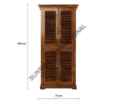 solid wood wardrobe furniture manufacturers in india
