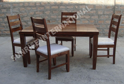 dining table sets, wooden dining table set designs online, Buy solid wood dining table chair sets, sheesham wood dining table set designs in India - www.thetimberguy.com