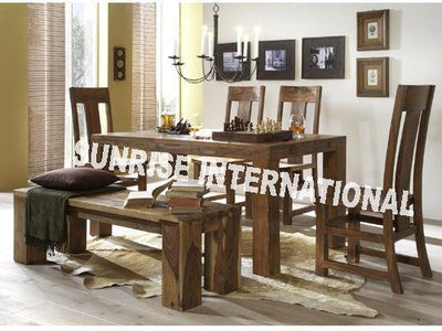 dining table sets, wooden dining table set designs online, Buy solid wood dining table chair sets, sheesham wood dining table set designs in India - www.thetimberguy.com