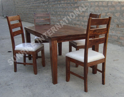 dining table sets, wooden dining table set designs online, Buy solid wood dining table chair sets, sheesham wood dining table set designs in India - www.thetimberguy.com