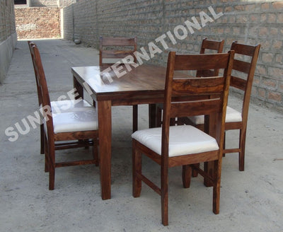 dining table sets, wooden dining table set designs online, Buy solid wood dining table chair sets, sheesham wood dining table set designs in India - www.thetimberguy.com