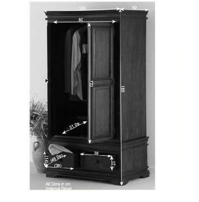 buy solid sheesham wood wooden wardrobe cupboard online with best designs in India at cheap price - www.thetimberguy.com