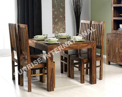 dining table sets, wooden dining table set designs online, Buy solid wood dining table chair sets, sheesham wood dining table set designs in India - www.thetimberguy.com