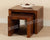 Sheesham Wood Nesting table / stool (set of 2)