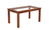 Solid Sheesham Wood Dining Table Furniture with glass top - Choose your own size
