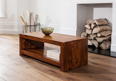 solid wood coffee table online