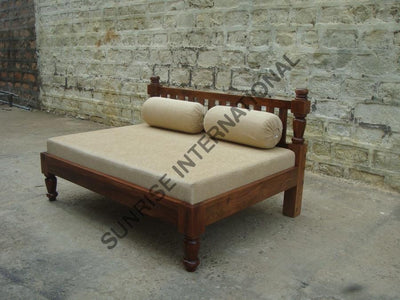 Solid Wood Daybed Diwan Divan With Cushion