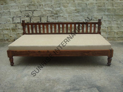 Solid Wood Daybed Diwan Divan With Cushion