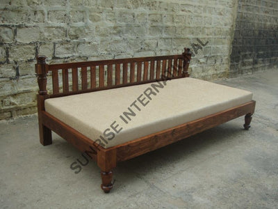 Solid Wood Daybed Diwan Divan With Cushion