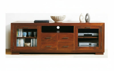 wooden tv cabinet unit