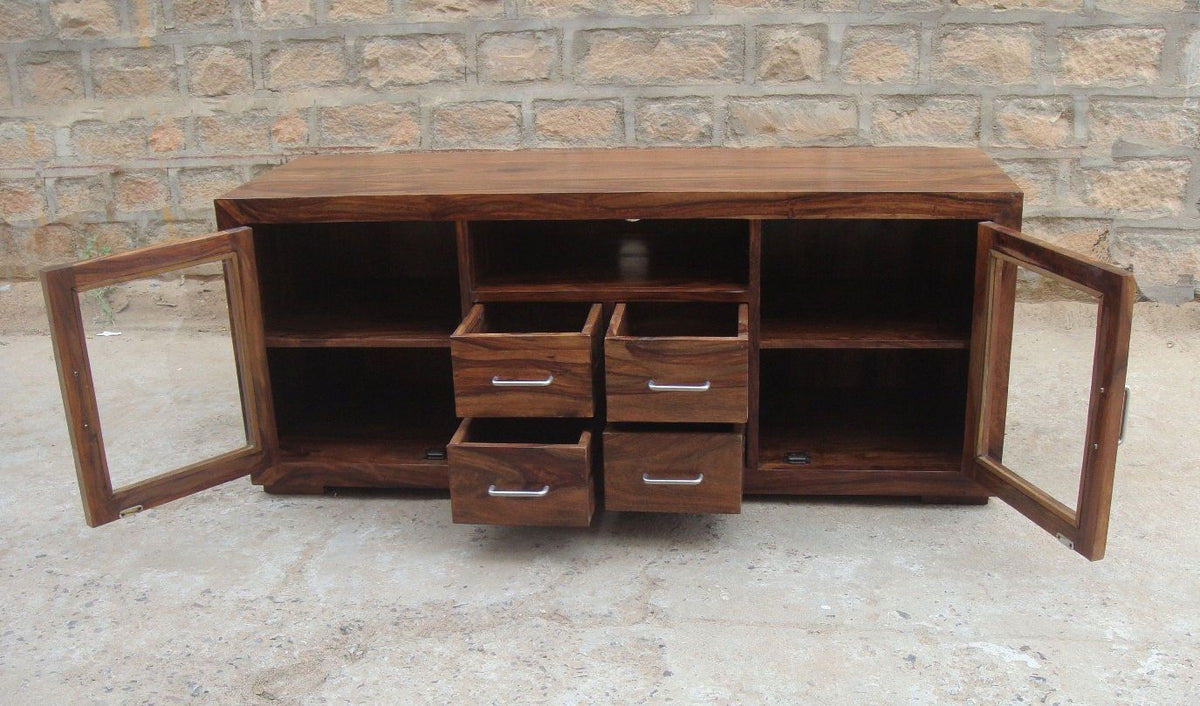 Buy Jarra Long Tv cabinet - Buy Acacia wood tv cabinet online