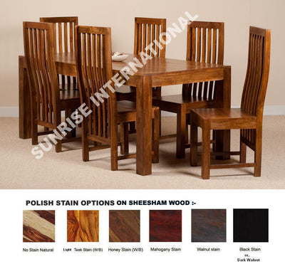 dining table sets, wooden dining table set designs online, Buy solid wood dining table chair sets, sheesham wood dining table set designs in India - www.thetimberguy.com