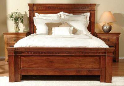 solid wood designer bed