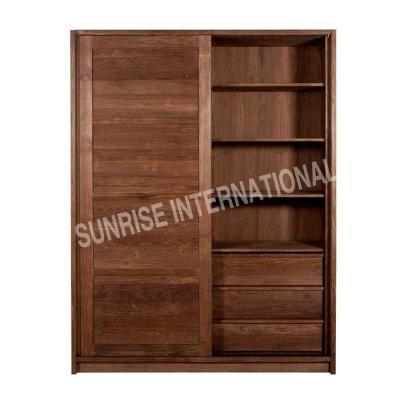 buy solid sheesham wood wooden wardrobe cupboard online with best designs in India at cheap price - www.thetimberguy.com