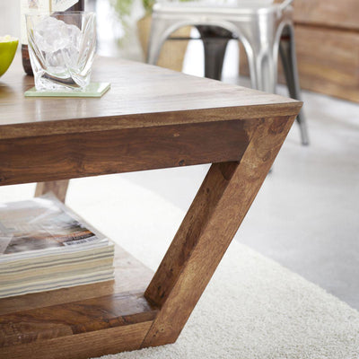 solid wood coffee table online