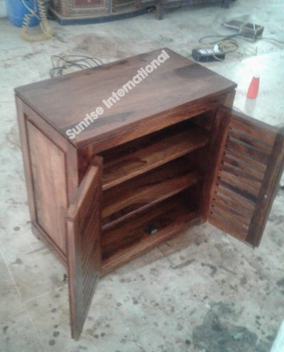 Wooden shoe cabinet rack !