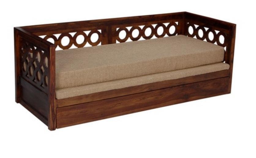 Wooden sofa cum bed, daybed, diwan for modern home