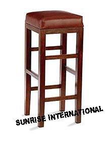 Artistic Wooden Bar Stool / Bar Chair with cushion !!