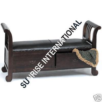 Artistic Wooden Sofa Bench with storage drawers !!