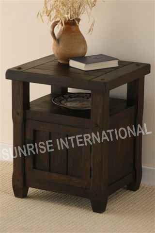 Dark Wood Bed side cabinet (Single door) !!