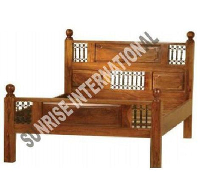 wooden king size in sheesham wood