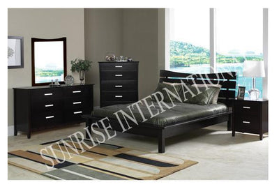 Modern furniture - Contemporary 7 pc King Size Wooden Bedroom set- Furniture online: Buy wooden furniture for every home with best designs