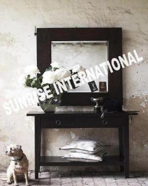 Modern  Wooden Dressing table / Hallway table with Mirror Frame !